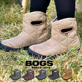 スノーブーツ レディース メンズ ボグス B-MOC ショートブーツ ブラック 黒 グレー グリーン ブラウン 靴 シューズ ブーツ 防水 防滑 保温 ショートブーツ 暖かい 機能性 ユニセックス BOGS B-MOC SHORT 78836