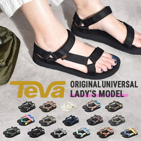 TEVA サンダル レディース オリジナル ユニバーサル テバ スポーツサンダル ビーチサンダル ブラック ホワイト ネイビー 黒 白 アウトドア キャンプ フェス レジャー 海 川 夏 EVA ORIGINAL UNIVERSAL TERRA 1003987