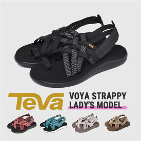 TEVA サンダル レディース ボヤ ストラッピー テバ VOYA STRAPPY 1099271 ブラック レッド ブルー 黒