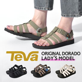 TEVA ORIGINAL DORADO サンダル レディース テバ オリジナル ドラード ブラック カーキ オレンジ 黒 ストラップサンダル スポーツサンダル 1106854