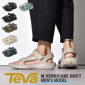 teva サンダル メンズ ハリケーン ドリフト テバ スポーツサンダル ブラック グレー 黒 スポサン アウトドア カジュアル フェス キャンプ 海 川 山 eva hurricane drift 1124073