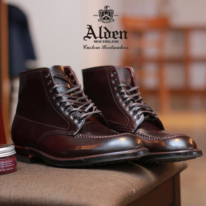 楽天市場】オールデン ALDEN ドレスブーツ コードバン ブーツ メンズ  