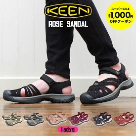 【スーパーセール開催！】 キーン ローズサンダル KEEN ROSE SANDAL サンダル レディース ブラック ブルー パープル グリーン グレー 黒 青 靴 シューズ スポーツサンダル