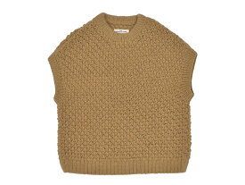 ベスト レディース ニット 手編み ブランド 暖かい ウール 100％ おしゃれ かわいい 秋 冬 OMOIKNIT オモイニット クリスマス