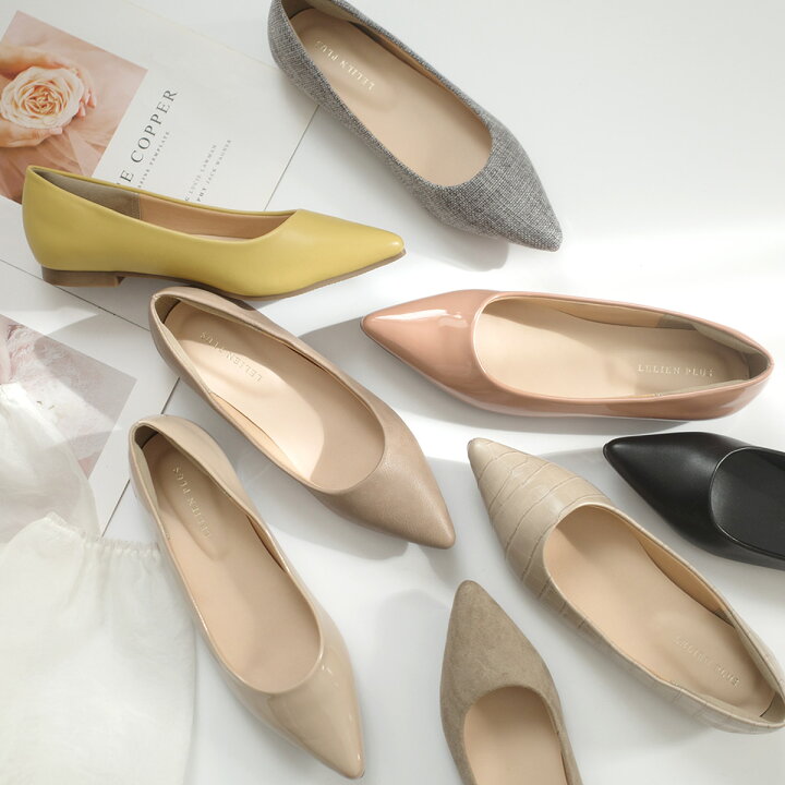 楽天市場】パンプス 痛くない 歩きやすい ぺたんこ 走れる 楽 ポイン  