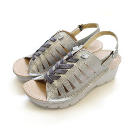 サイズ交換無料★サンダル レディース ウエッジソール 軽量 バックストラップ 5センチヒール 天然皮革 履きやすい 歩きやすい ブラック ゴールド シルバー ブラウン 22.0 24.0 レースアップ 快適 美脚 柔らか 小さいサイズ