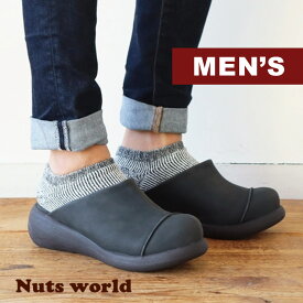 サンダル 快適 外反母趾 メンズストレートチップサボ 5.5センチヒール 歩きやすい メンズ コンフォート 疲れない ブラック ネイビー ブラウン 低反発 甲高 幅広 大きいサイズ 男女兼用 サボサンダル