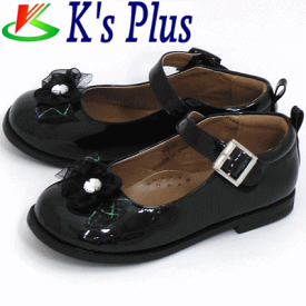 K's Plus / 17711 ブラック 黒 【ベビー キッズ シューズ】【子供靴】【フォーマル】【冠婚葬祭】【発表会】【キッズシューズ】【入学式】【卒園式】【靴】【女の子】(後継モデル。ホワイトは廃番カラーです。)