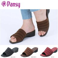 パンジー / 6830 レッド 赤 ブラック 黒 ブラウン ( Pansy )【送料無料 北海道、沖縄県を除く 厚底 ヒー…
