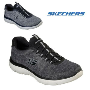 スケッチャーズ / 52813 W Summits Forton WIDE-fit ブラック 黒 ネイビー ( SKECHERS )【送料無料 北海道沖縄除く シューズ スニーカー ランニングシューズ ウォーキングシューズ ウォーキング メンズ メ