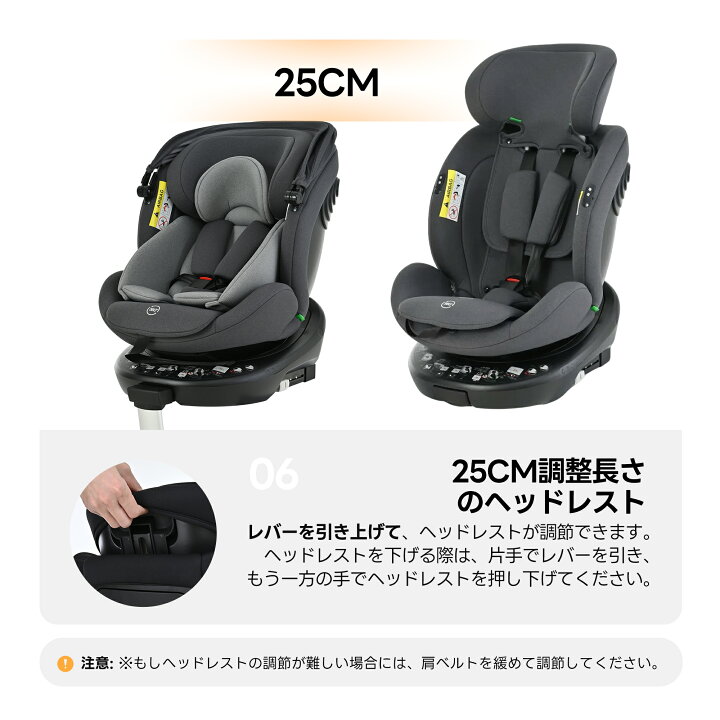 楽天市場】チャイルドシート R129適合 ISOFIX対応 新生児～12歳まで 