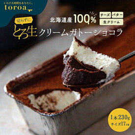 とろ生ガトーショコラ withホイップ 1本 230g 送料無料 チョコレートケーキ 誕生日 カップケーキ ご褒美 父の日 スイーツ ギフト 洋菓子 toroa 【常温商品との同梱不可】