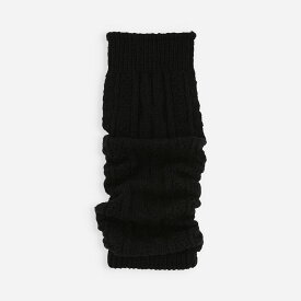 【公式 靴下屋】 縄柄 レッグウォーマー / 靴下 タビオ Tabio くつ下 厚手 アームウォーマー レッグカバー 毛混 ウール ウール混 厚手 白 黒 グレー レディース 日本製