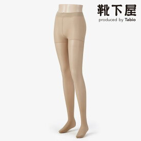 【あす楽】【公式 靴下屋】 伝線しにくい なめらか引締めストッキング M～L / 靴下 タビオ Tabio くつ下 タイツ カラータイツ ストッキング デニール オフィス 職場 卒園式 入園式 卒業式 入学式 ママ 母親 レディース 黒 母の日 プレゼント 日本製