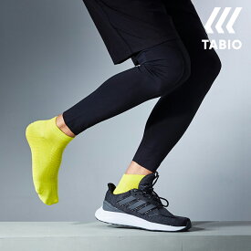 【公式 TABIO SPORTS】 レーシングラン 27～29cm / 靴下屋 靴下 タビオ タビオスポーツ Tabio くつ下 ショート ソックス メンズ 大きいサイズ L ランニング ジョギング マラソン 陸上 黒 日本製