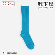 【公式 靴下屋】 ジュニアサイズ 蛍光リブハイソックス22〜24cm / 靴下 タビオ Tabio くつ下 男の子 女の…