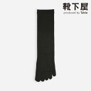 【公式 TABIO LEG LABO】 シルク 五本指 ソックス 24〜26cm / 靴下屋 靴下 タビオ くつ下 薄手 絹 無地 5本指 5本指靴下 五本指靴下 5本指ソックス 五本指ソックス レディース 黒 日本製