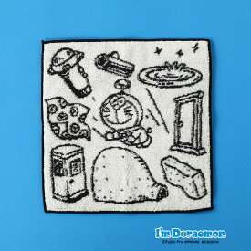 【全品送料無料〜8/11 23:59迄】アイムドラえもん ひみつ道具柄タオル / 靴下屋 Tabio タビオ I'm Doraemon ドラえもん ミニタオル イケウチオーガニック