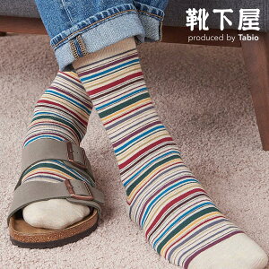 �y���� Tabio MEN�z �����Y �J���t�� �}���`�{�[�_�[ �\�b�N�X (23.0�`25.0cm) / �C���� �C�� �^�r�I���� �^�r�I ���� �N���[ S�T�C�Y �������T�C�Y �� �J�W���A�� �{�[�_�[ �����Y �� ���{��