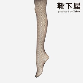 【全品送料無料〜8/11 23:59迄】【公式 靴下屋】 マイクロネット タイツ / 靴下 タビオ Tabio くつ下 薄手 網タイツ アミタイツ 柄タイツ レディース 黒 日本製