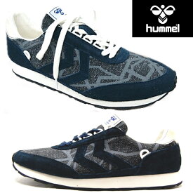 ヒュンメル メンズ スニーカー hummel REFLEX OG リフレックス OG [HAS7304] ランニングシューズ メンズ 【PKPK-28hpc】●　ローカット メンズ靴 おしゃれ カジュアル ネイビー 紺 大きいサイズ 25.0 26.0 27.0 28.0 29.0