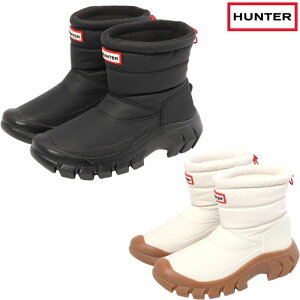 �n���^�[ HUNTER WFS2108WWU INTREPID SHORT SNOW BOOT ���f�B�[�X �X�m�[�u�[�c �ᓹ�Ή� �C���g���s�b�h �V���[�g�X�m�[�u�[�c �E�C���^�[�u�[�c �h�� �V���[�g�u�[�c �u���b�N �z���C�g �� �� �h��