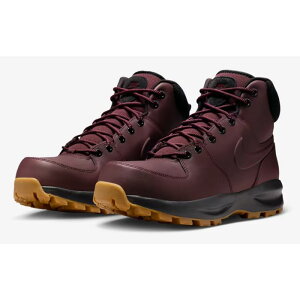 �i�C�L NIKE HF7095 600 �}�m�A ���U�[ MANOA LEATHER �u�[�c �����Y ���U�[�V���[�Y �� �o�[�K���f�B �X�j�[�J�[ �A�E�g�h�A �g���C�� �o�R �C ���������� �~�C �{�v �X�m�[�u�[�c �E�B���^�[�u�[�c