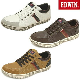 エドウィン EDWIN メンズ スニーカー 幅広 カジュアル ローカット シューズ EDM-345 edwin スニーカー エドウィン靴 エドウィン 靴