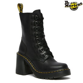 ドクターマーチン Dr.Martens レディース ブーツ チェスニー 8 タイ ブーツ CHESNEY 8 TIE BOOT ヒール レザー 厚底 レースアップ 26701001