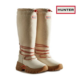 ハンター HUNTER レディース スノーブーツ ロング WOMENS WANDERER VEGAN SHEARLING INSULATED TALL SNOW BOOTS WFT2204HER