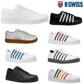 ケースイス K-SWISS クラシック88 レザースニーカー K・SWISS Classic 88 コートスタイル メンズ レディース スニーカー 白 黒 茶 赤 青 父の日 プレゼント ストライプ スニーカー メンズ 白 ケースイススニーカー スニーカー メンズ