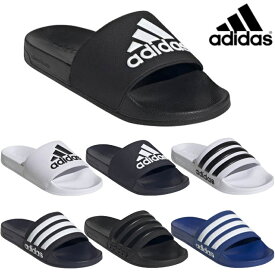 アディダス adidas メンズ レディース サンダル アディレッタ シャワー サンダル ADILETTE SHOWER U 黒 ブラック 白 ホワイト 青 ブルー