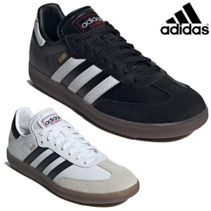 �A�f�B�_�X �T���o adidas �����Y ���f�B�[�X �X�j�[�J�[ �T���o SAMBA ���U�[ �V���[�Y �C �u���b�N �z���C�g �� ��