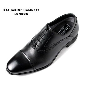 キャサリンハムネット 靴 KATHARINE HAMNETT 31701 ブラック ビジネスシューズ ストレートチップ