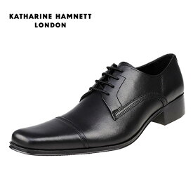 キャサリンハムネット 靴 KATHARINE HAMNETT 3936 ブラック ストレートチップ ビジネスシューズ レザー