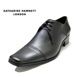 キャサリンハムネット 靴 KATHARINE HAMNETT 3993 ブラック ビジネスシューズ レザー