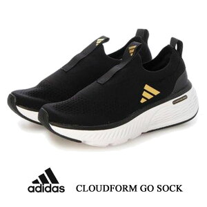 AfB_X Xj[J[ fB[X NEhtH[ S[ \bN ubN adidas CLOUDFOAM GO SOCK ID4040 Xb| V[Y C