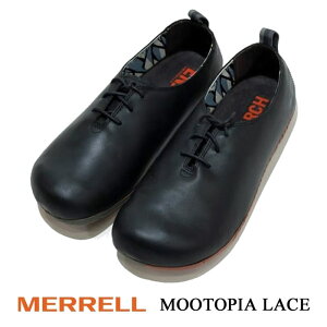 MERRELL ������ MOOTOPIA LACE ���[�g�s�A���[�X �u���b�N �����Y ���U�[�V���[�Y �J�W���A���V���[�Y �{�v �R���t�H�[�g�V���[�Y �y�� J20551 10P