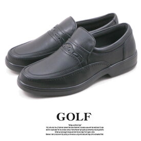 ゴルフ 紳士靴 GOLF 2151 ブラック 黒 4E 靴 本革 日本製 メンズ コンフォートシューズ ウォーキングシューズ ブランド