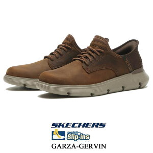 �X�P�b�`���[�Y �����Y �X�j�[�J�[ SKECHERS HANDS FREE SLIP�]INS GARZA-GERVIN 205046 �X���b�v�C���Y �K�[�U �K�[�r�� �u���E�� �C �r�W�l�X ���̓� �M�t�g �v���[���g 205046CDB