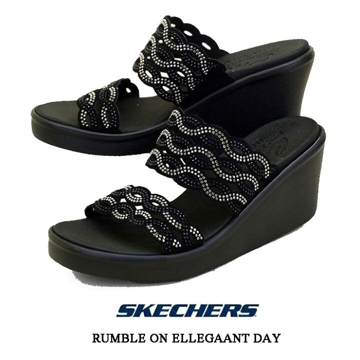 楽天市場】スケッチャーズ レディース ミュール サンダル SKECHERS 