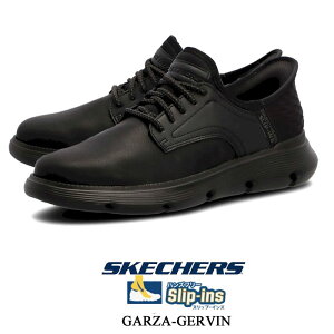 �X�P�b�`���[�Y �����Y �X�j�[�J�[ SKECHERS HANDS FREE SLIP�]INS GARZA-GERVIN 205046 �X���b�v�C���Y �K�[�U �K�[�r�� �u���b�N �C �r�W�l�X ���̓� �M�t�g �v���[���g 205046BBK