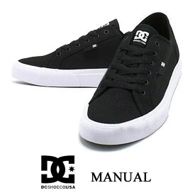 DCシューズ メンズ マニュアル ブラック DC MANUAL DM231021BKW シューズ ローカット ダンス ボーダー スニーカー 靴