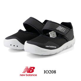 ニューバランス ベビー キッズ NEW BALANCE IO208 ブラック ベルクロマジック 靴 ブランド ギフト プレゼント NB IO208A2