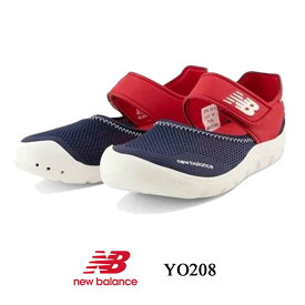 ニューバランス キッズ ジュニアサンダル new balance YO208 ネイビー 子供靴 屈曲性 防滑 安定性 ギフト プレゼント ブランド NB YO208SA2