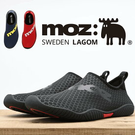 アクアシューズ メンズ moz モズ 黒 ブラック ネイビー レッド SS-LLL ウォーターシューズ マリンシューズ 軽量 通気 屈曲 伸縮 滑りにくい 携帯 屋内 屋外 moz 0216