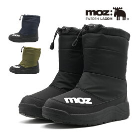 【最短翌日配送】 防寒ブーツ スノーブーツ メンズ ウィンターブーツ ロング丈 moz モズ M-LLL トレッキング 秋冬 防水 防滑 防寒 撥水 中綿 ウレタン 裏フリース moz 5681