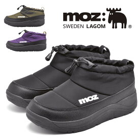 【最短翌日配送】 防寒ブーツ スノーブーツ メンズ moz モズ スリッポン ウィンターブーツ ショート丈 ウィンターシューズ 防水 防滑 防寒 中綿 ウレタン 裏フリース moz 5683