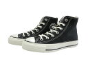 【お買い物マラソン 最大ポイント10倍！】CONVERSE ALL STAR US HEMP HI (ブラック)