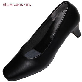 【靴のHOSHIKAWA】 『Furio Valentino 4451』フリオヴァレンティノ パンプス21.5cm～25.5cm EEEブラック レディースヒール ストラップフォーマル 合皮